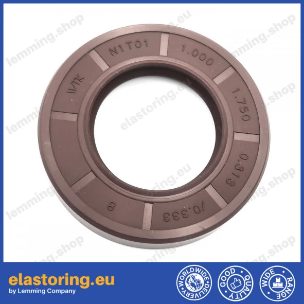 Pressure oil seal 25,4x44,45x7,95/8,45 N1T01 FPM [BABSL]